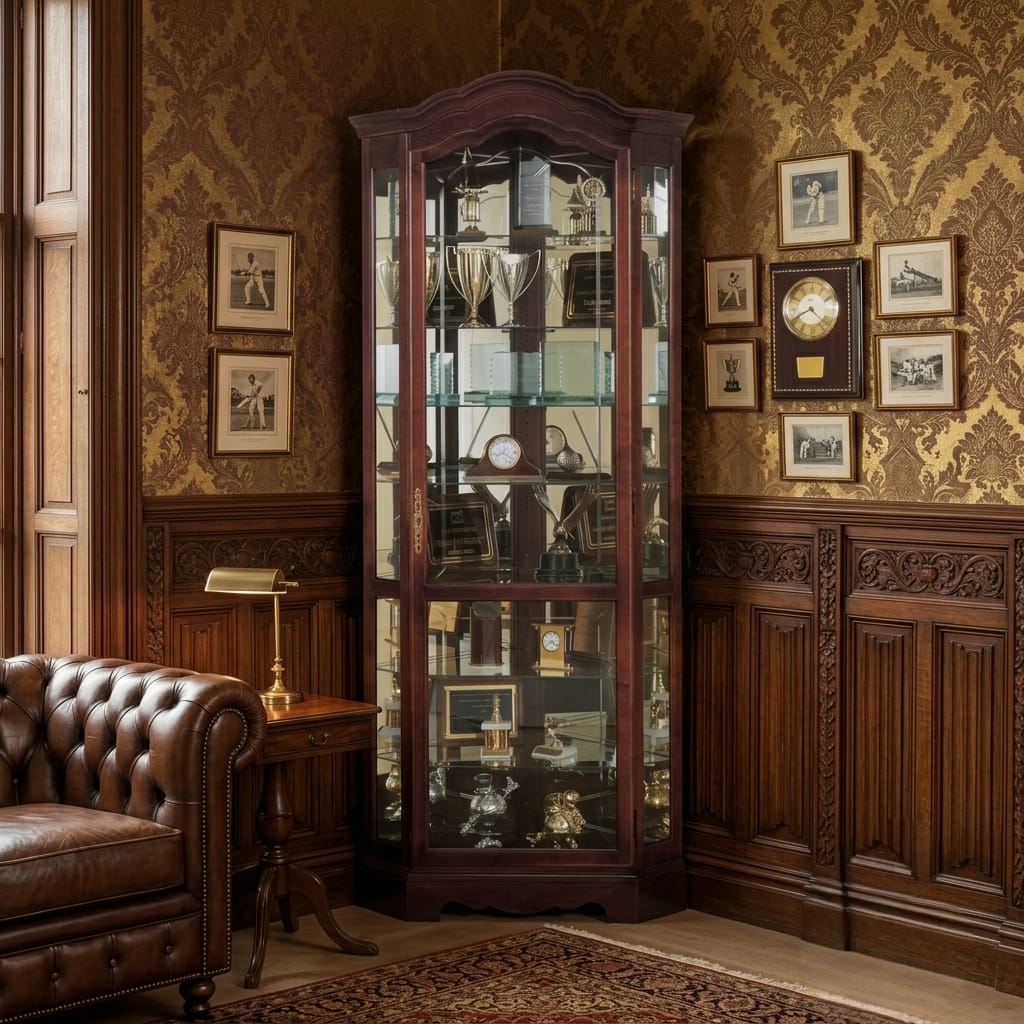 corner showcase